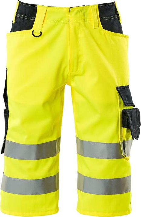 Produktbild Mascot unisex Warnschutzhose kurz Luton gelb, schwarzblau Grösse 58 (58)