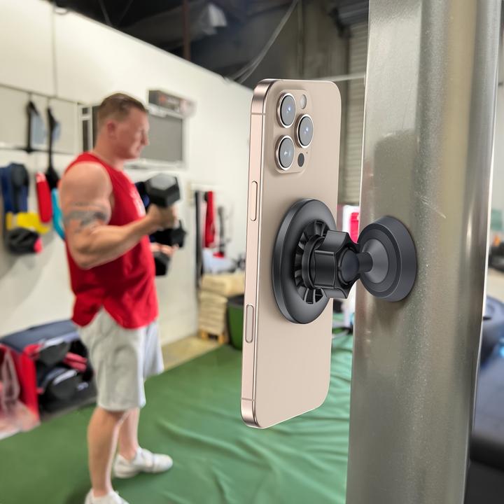 Produktbild PhoneLook MagSafe 360° Magnetischer Telefonhalter mit verstellbarem Magnet für Fitnessstudio oder Metallhalter