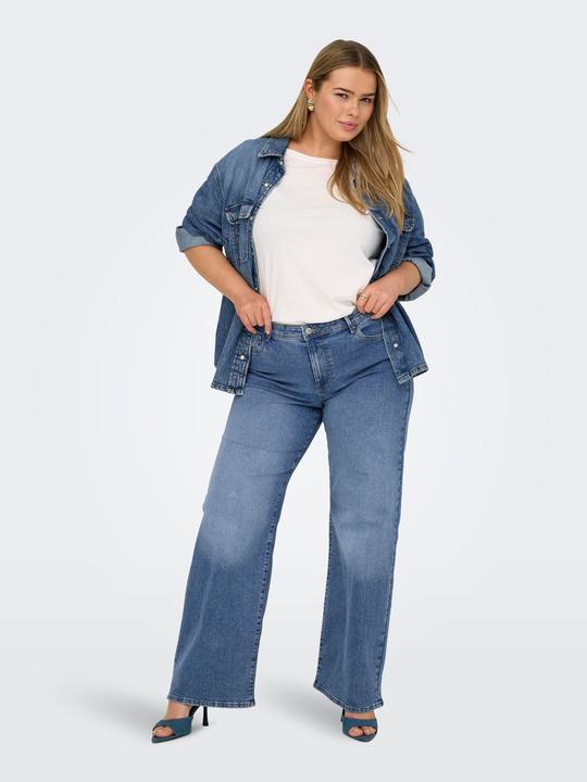 Actual product image Only CARSALLY Mittlere Taille Weiter Beinschnitt Jeans Jeans mit weitem Bein (W44/L34)