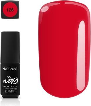 Silcare Flexy Hybrid Gel Hybrid Lacquer 126 4.5G (Red)