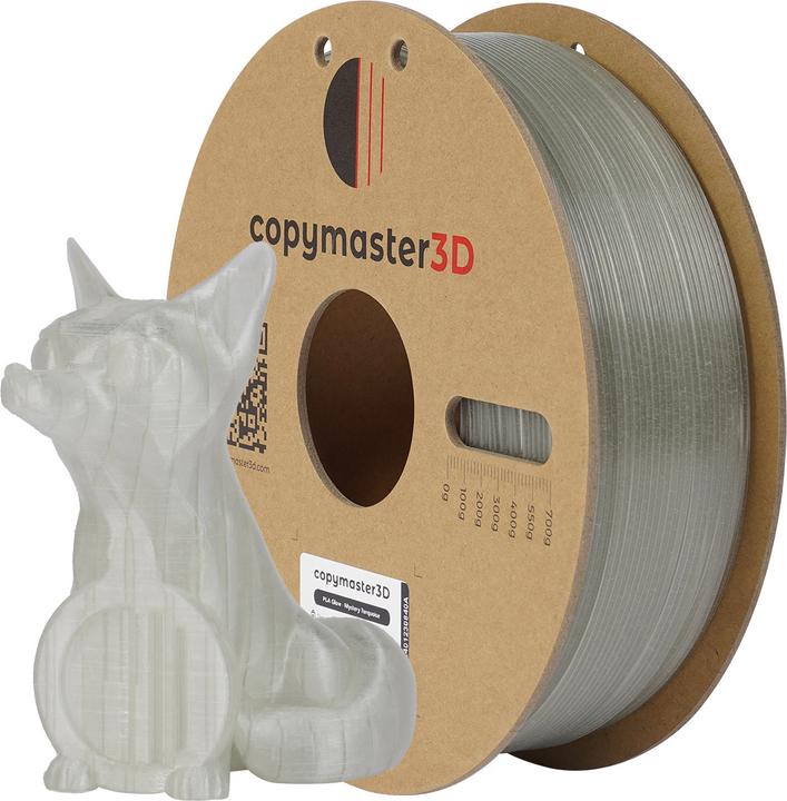 Immagine prodotto Copymaster3D PLA Glow filament for 3D printer, 1.75 mm, glowing turquoise (PLA, 1.75 mm, Verde)
