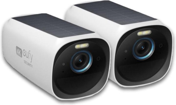 eufy Security - EUFYCAM 3 Add -on Camera - 2 Pack - Black and White, A Piece, 4K Wireless