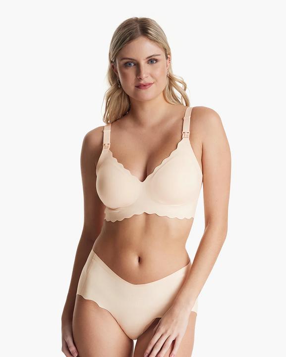 Produktbild Momcozy YN46 Seamless Support Floral Nursing Bra Skin M (M)
