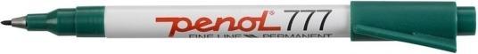 Penol Permanent marker 777, 1 mm, wide tip, green (Green, 1 mm, 20 x)