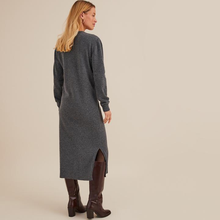 Produktbild Anne Weyburn Langärmeliges Wollkleid (34)
