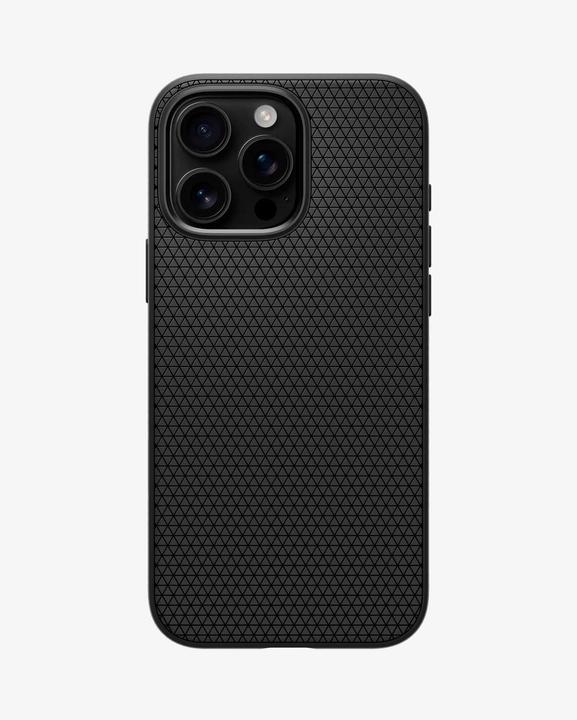 Actual product image Spigen Liquid Air T (MagFit) iPhone 16 Pro Case Matte Black (Apple iPhone 16 Pro)