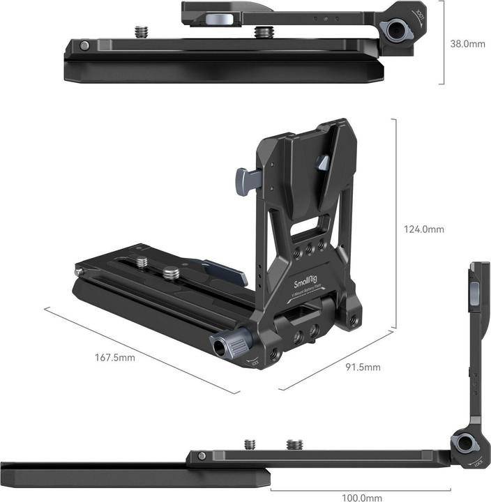 Actual product image SmallRig V-Mount battery mounting plate kit (Camera battery)