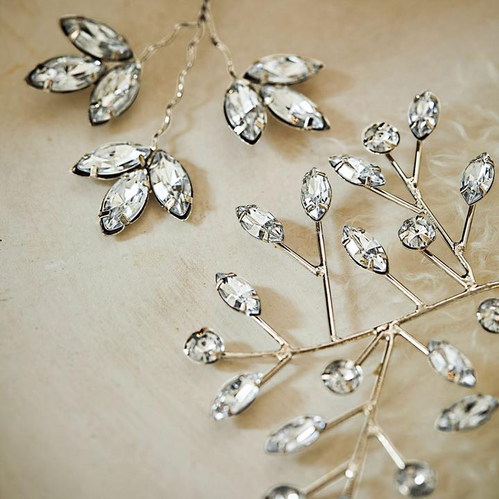 Immagine prodotto Loberon Set di 6 decorazioni natalizie Eileen argento (6 -parte)