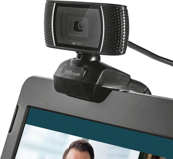 Image du produit Trust Doba - 1280 x 720 Pixel - 720p - Voiture - USB - Noir - Clip / Support (Filaire, USB-A)