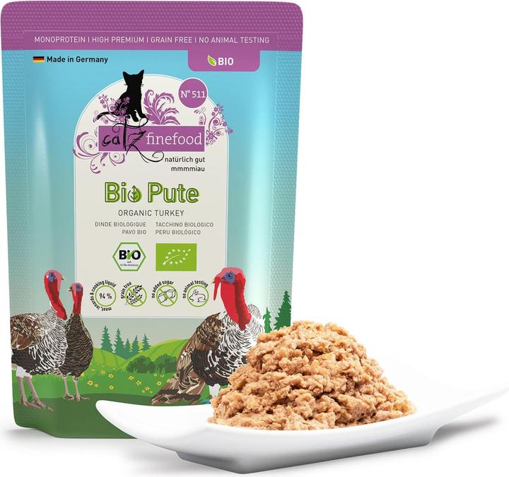 Produktbild Catz Finefood Bio No.511 Truthahn (Adult, 1 Stk., 85 g)