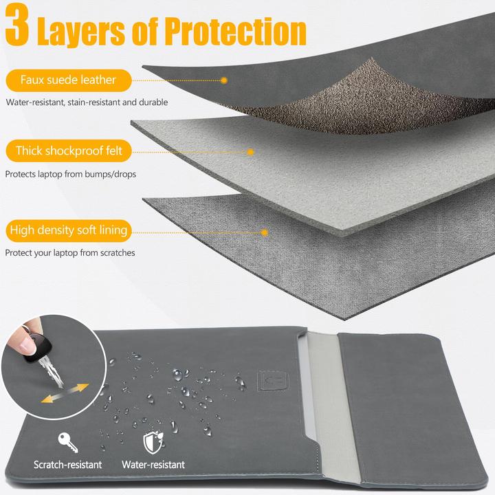 Actual product image Only-Bags.Store Laptoptasche Laptoptasche mit Standfunktion (Microsoft, Apple)