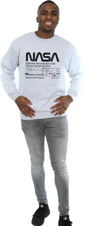Actual product image Nasa Mens Space Shuttle Sweatshirt (XL)