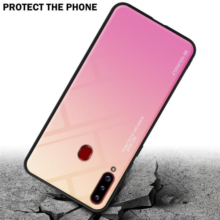 Actual product image Cadorabo TPU 2 colors glass cover (Samsung Galaxy A20s)