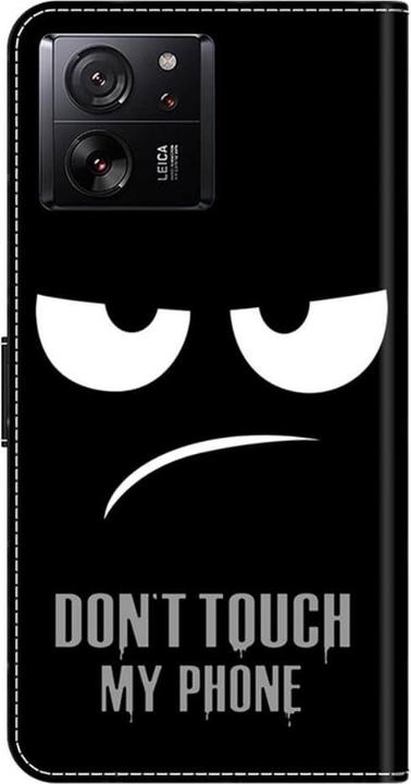 Productafbeelding Cover-Discount Xiaomi 13T / 13T Pro - Leren Hoesje Hoesje Niet Aanraken (Xiaomi 13T Pro, Xiaomi 13T)