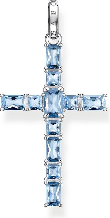 Image du produit Thomas Sabo Pendentif Croix Aqua pierres argent (Argent 925)
