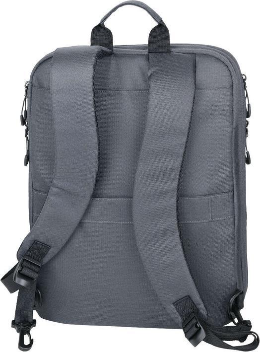 Immagine prodotto Troika CYCLE EXPANDABLE Laptop-Rucksack aus recyceltem Meerenplastik, 100% rPET, dunkelgrau (14 l)