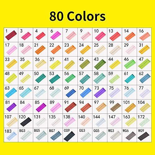 Produktbild Tongfu Shop 80 Farbige Graffiti Stifte (Mehrfarbig, 80 x)