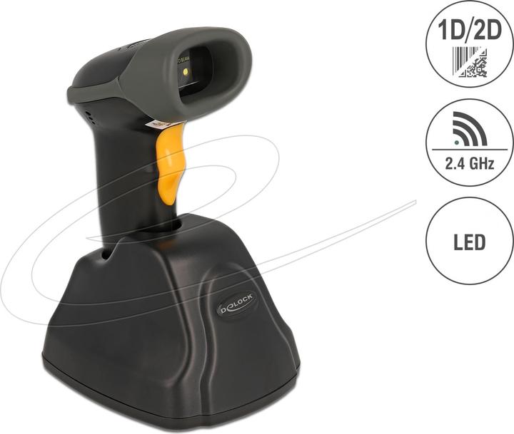 Actual product image Delock barcode scanner (1D barcodes, 2D barcodes)
