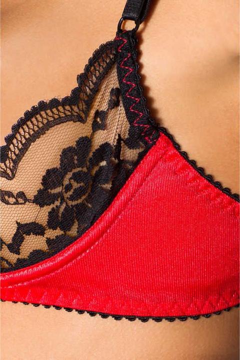 Productafbeelding Christine Le Duc 3-delige BHS-set Gush Rood (L)