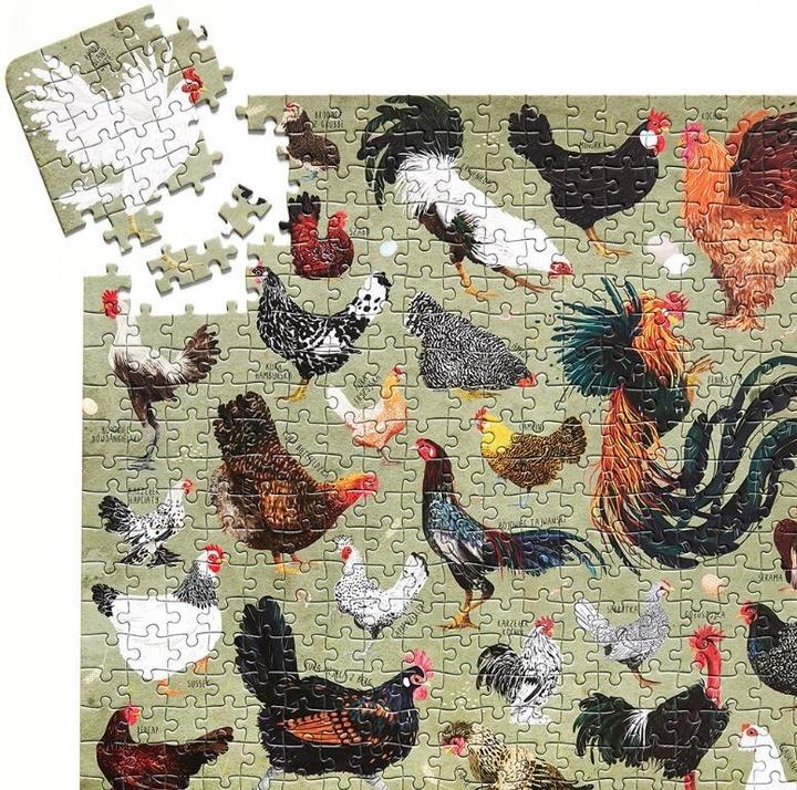 Actual product image Czuczu Puzzle Puzzlove Chickens 1000 pieces (1000 pieces)
