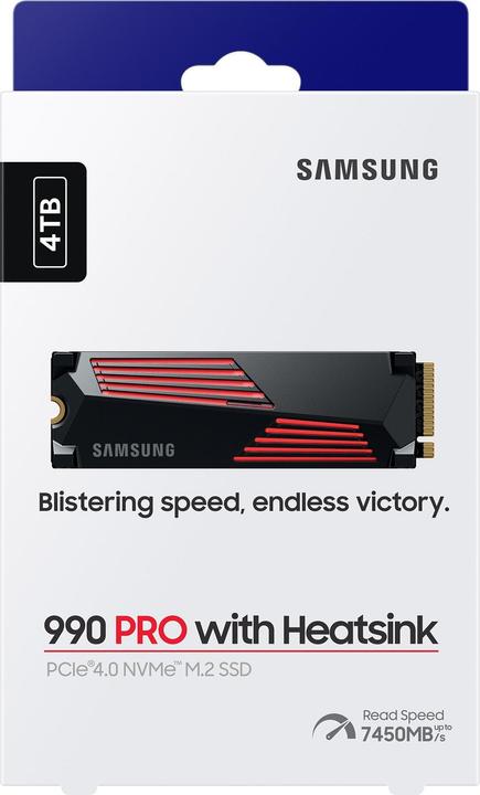Energie-Label Samsung 990 Pro (4000 GB, M.2 2280)