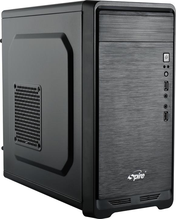 Actual product image Spire TRICER 1413 - Micro Tower - PC - Steel - Black - micro ATX - Mini-ITX - 28 cm (mATX, Mini-ITX)