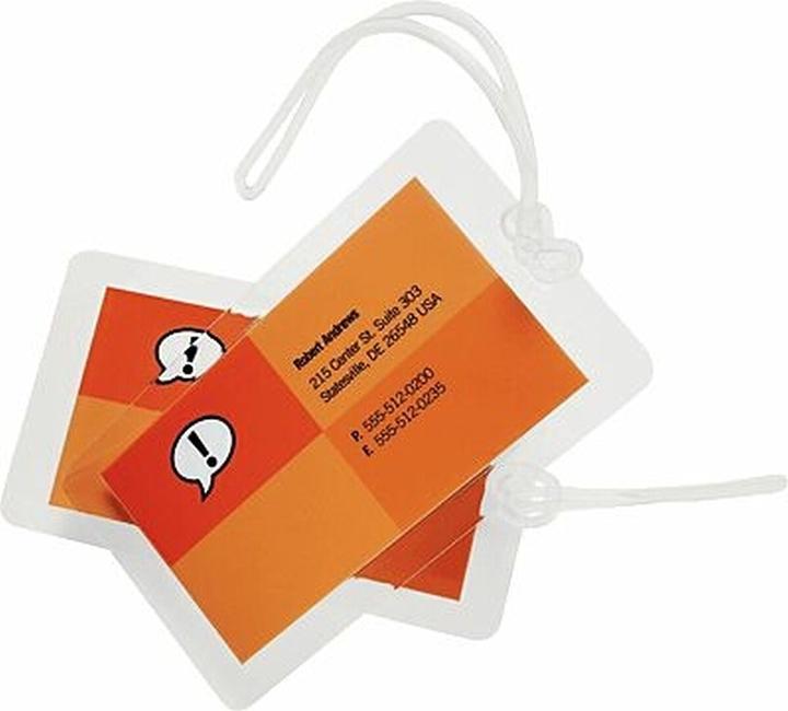 Actual product image GBC CARD POUCH - Luggage tag (Special, 100 Piece, 250 µm)