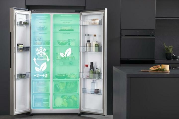 Image du produit Hisense RS711N4AFE - Americaanse Koelkast - Zwart (550 l)