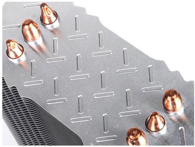Actual product image Silverstone SST-AR01 - Argon CPU cooler with 3 heat pipes, Direct Contact Heatpipe technology and e