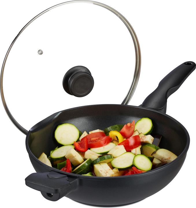 Produktbild Relaxdays Wok (Wok Pfanne, Aluminium)