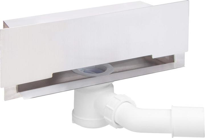 Deante Wandablauf 30 cm - massiver Rost