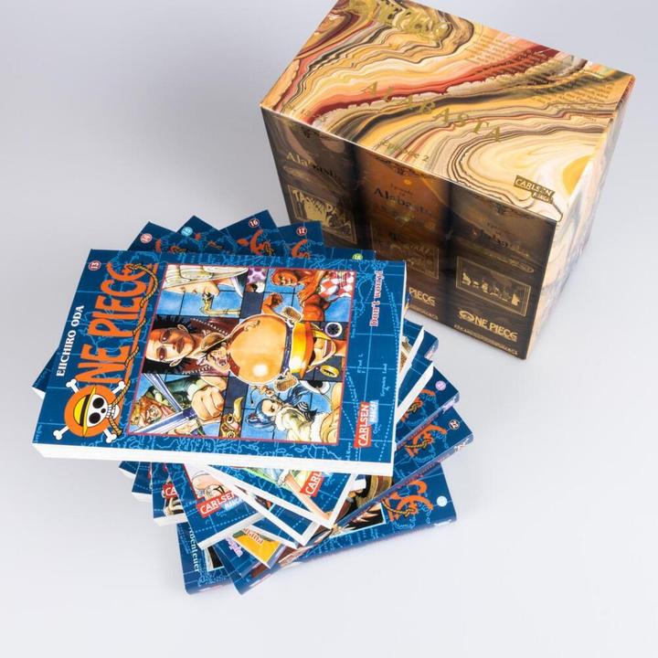 Actual product image One Piece Sammelschuber 2: Alabasta (inklusive Band 13–23) (German, Eiichiro Oda, 2022)