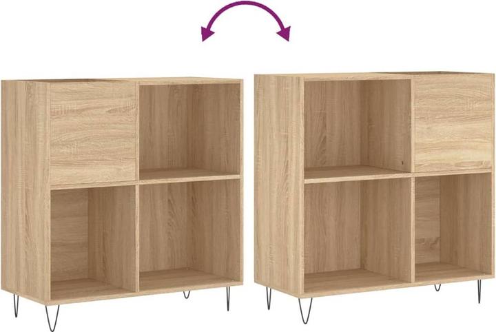 Produktbild VidaXL Plattenschrank Sonoma-Eiche 84,5x38x89 cm Holzwerkstoff