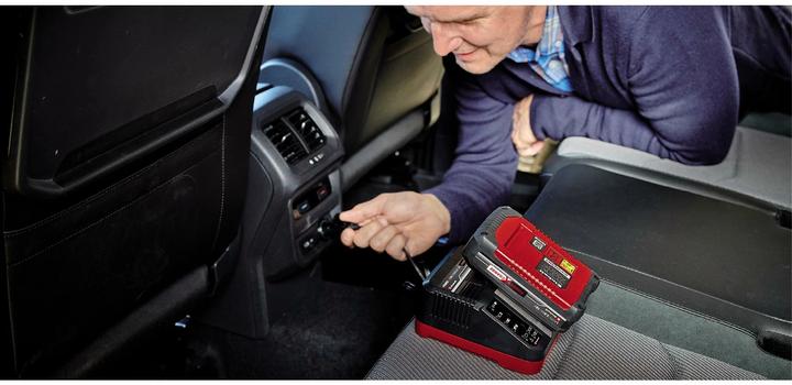 Actual product image Einhell PXC Charger Power X-Car Charger 3A (18 V)