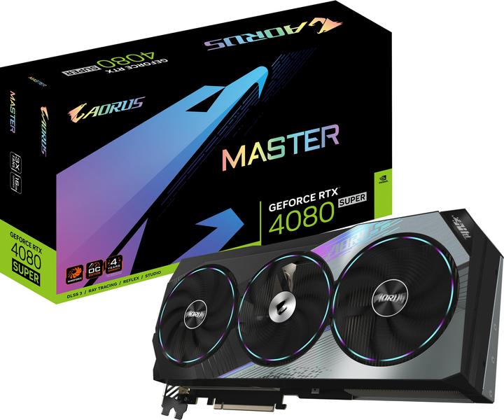 Produktbild Gigabyte AORUS GeForce RTX 4080 Super Master (16 GB)