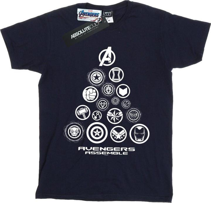 Actual product image Mens Avengers Endgame Pyramid Icons T-Shirt (L)