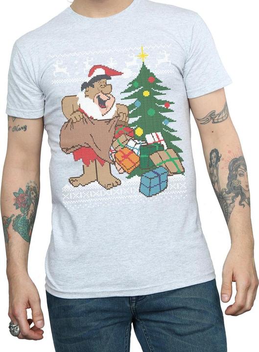 Produktbild The Flintstones Christmas Fair Isle TShirt (S)