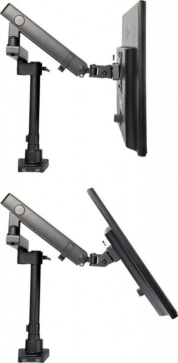 Produktbild StarTech ARMPIVOT2USB3 Monitorhalterung (Gelenkarm, 34-Zoll-VESA-Monitor, Premium 2x USB (Tisch, 34")