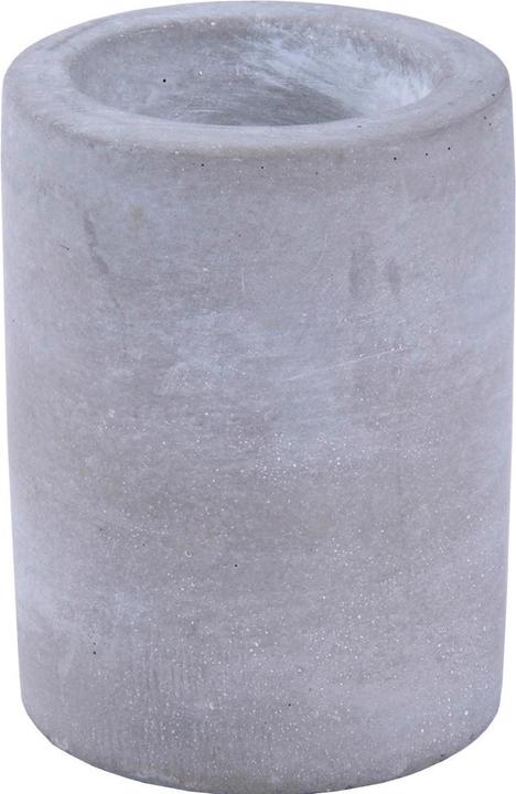 Image du produit müller Kerzen Bougeoir 2 en 1 Stone 8 x 6 cm, 1 pièce, Gris pierre (8 x 6 x 6 cm)