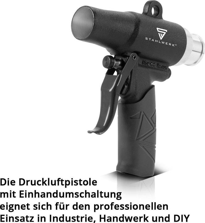 Actual product image Stahlwerk Compressed air suction/blow gun DSB-90 ST Reversible cleaning gun