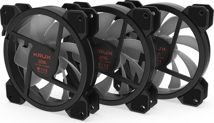 Produktbild Krux Lunar 120 ARGB KIT 3x 120mm (120 mm, 3 x)