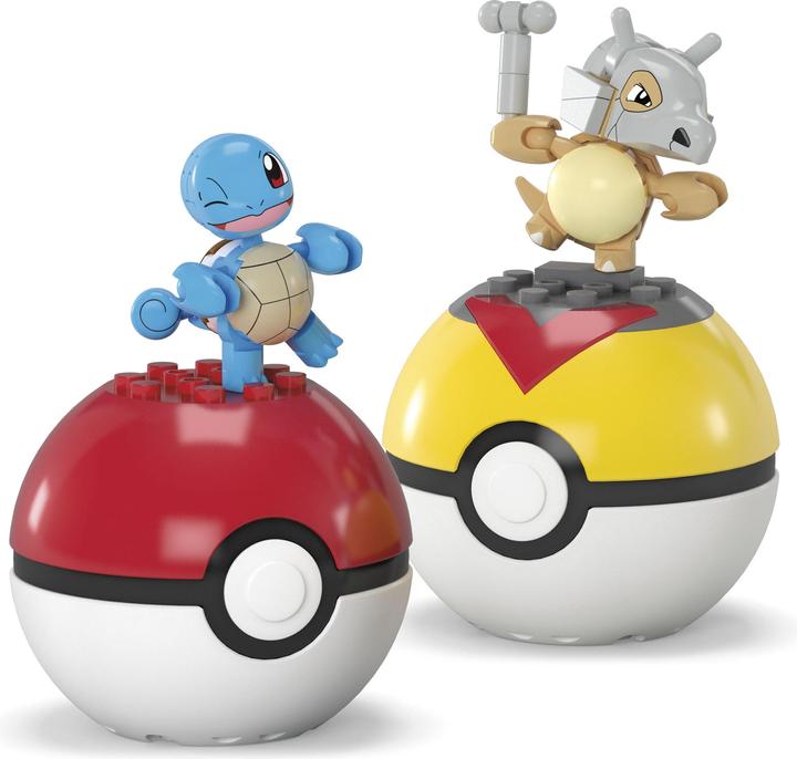 Actual product image MEGA Pokémon Pokéball Set of 2 - Schiggy and Tragosso
