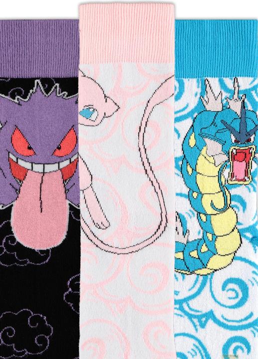 Produktbild Difuzed Pokémon - Crew Socks (3 Pack) - 39/42 (3er Pack, 39, 42)