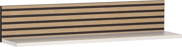 Produktbild Schildmeyer Ekko Regalablage mattweiss / Akustikplattenoptik (80 x 17.5 x 16 cm)