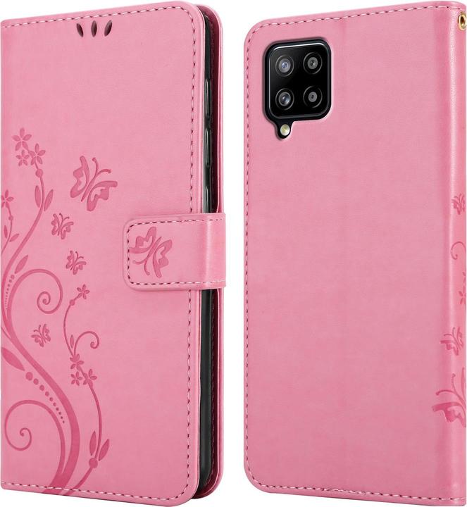 Produktbild Cadorabo Flower Book Cover (Samsung Galaxy M42 5G, Samsung Galaxy A42 5G)