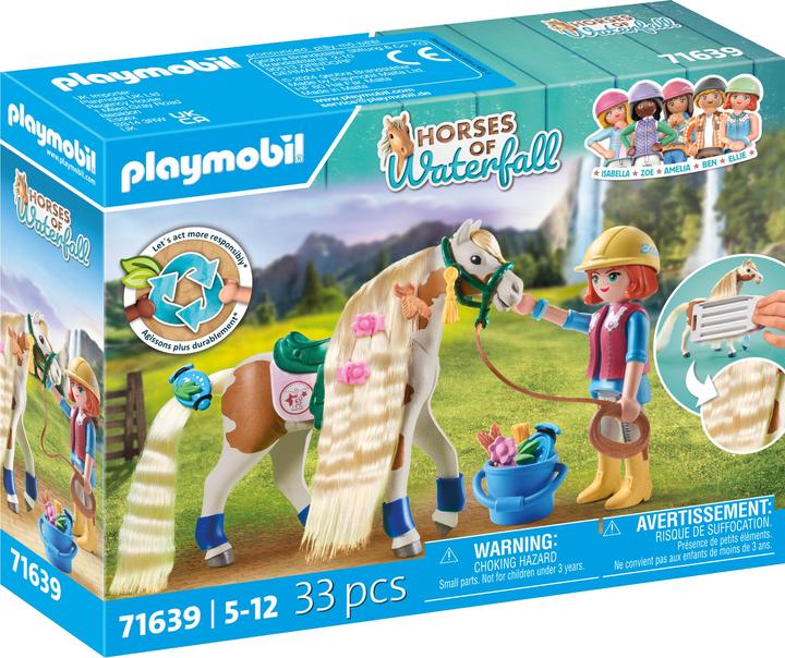 Playmobil Ellie & Pferd mit Kreppeisen (71639, Playmobil Horses of Waterfall)