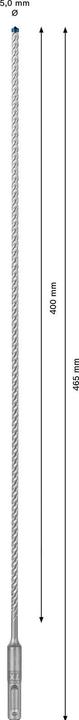 Actual product image Bosch Professional Zubehör EXPERT SDS plus-7X hammer drill, 5 x 400 x 465 mm (5 millimetres)