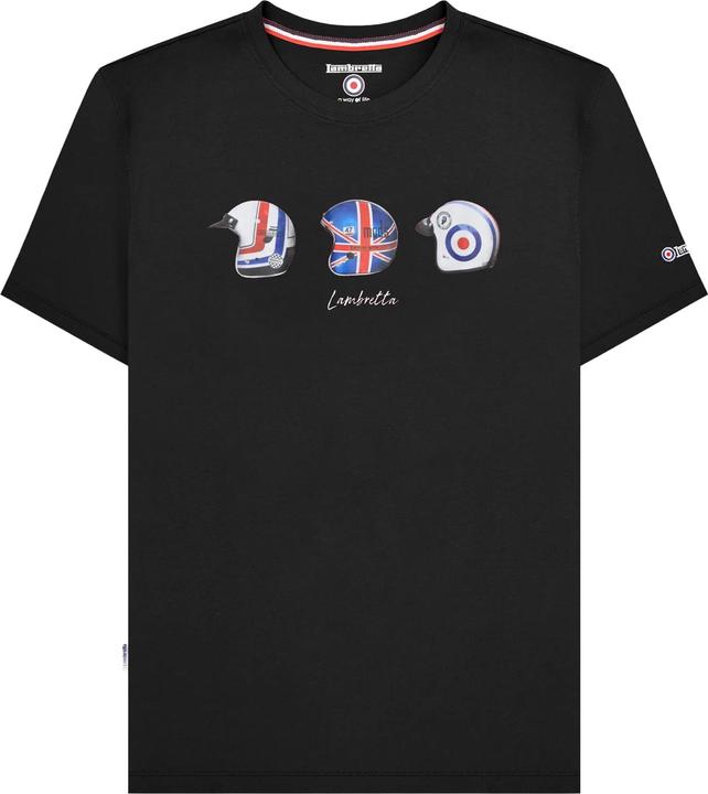 Actual product image Lambretta Mens SS25 Helmet T-Shirt (XL)