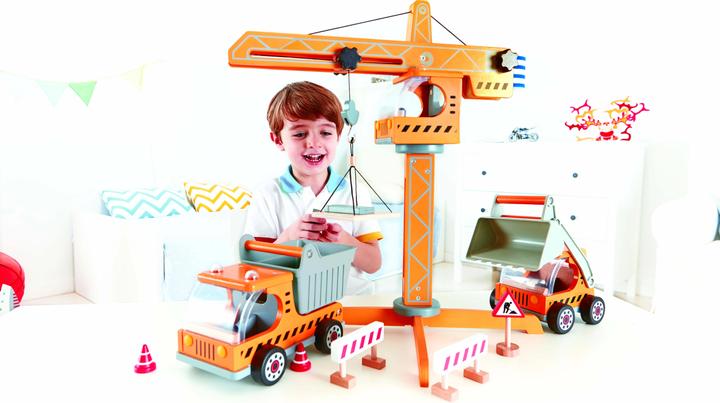 Image du produit Hape Grande grue de construction (10 pièces)
