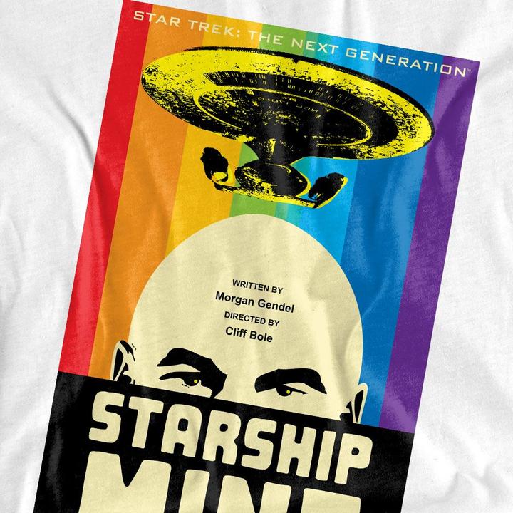 Actual product image Unisex Adult The Next Generation Season 6 Episode 18 T-Shirt (L)
